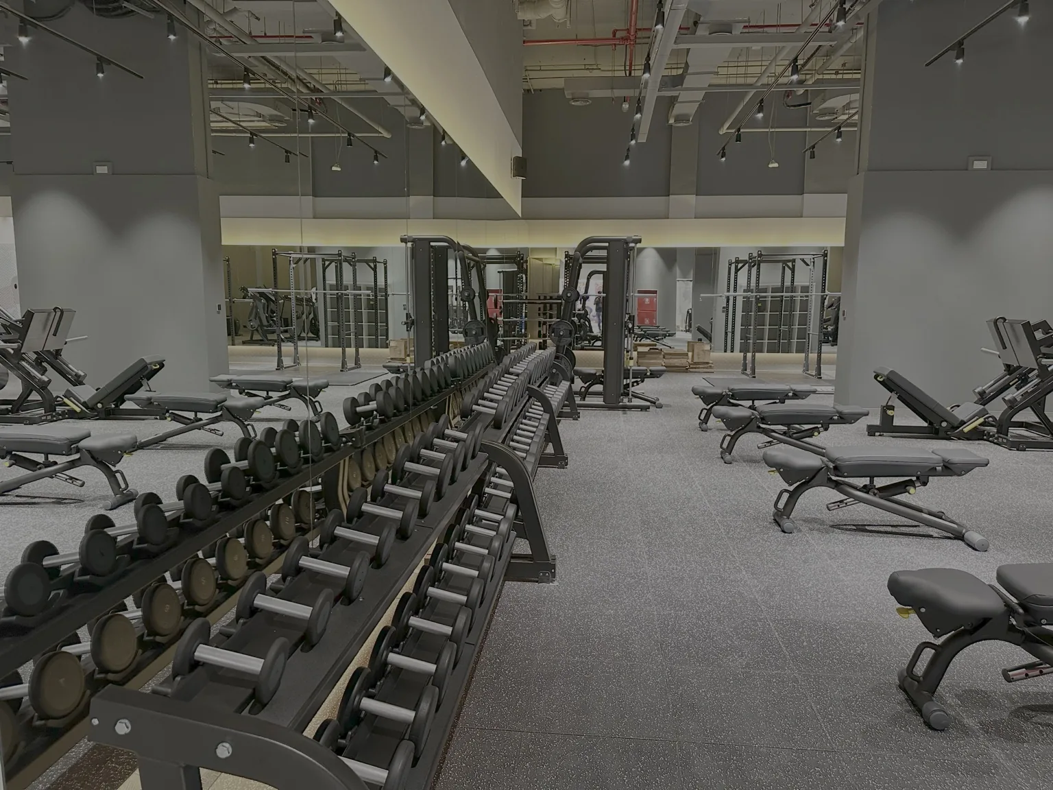 Large hall interior fit-out Dubai execution project